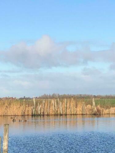 Waterchalet Number 6 Recreationpark Yn'E Lijte Grou Met Ligplaats Boot Villa Exteriör bild